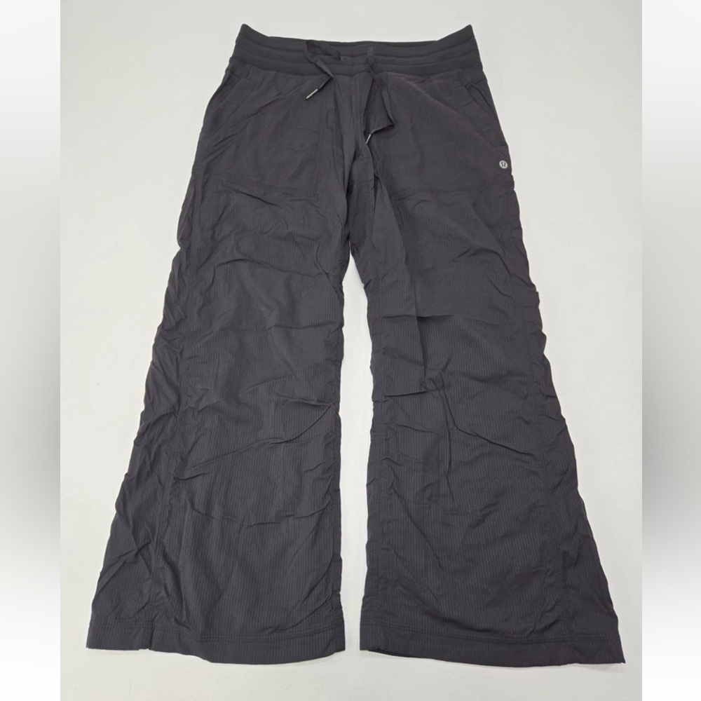 Lululemon Dance Studio Mid Rise Lined Pant Black Size 8 Regular Womens HEMMED